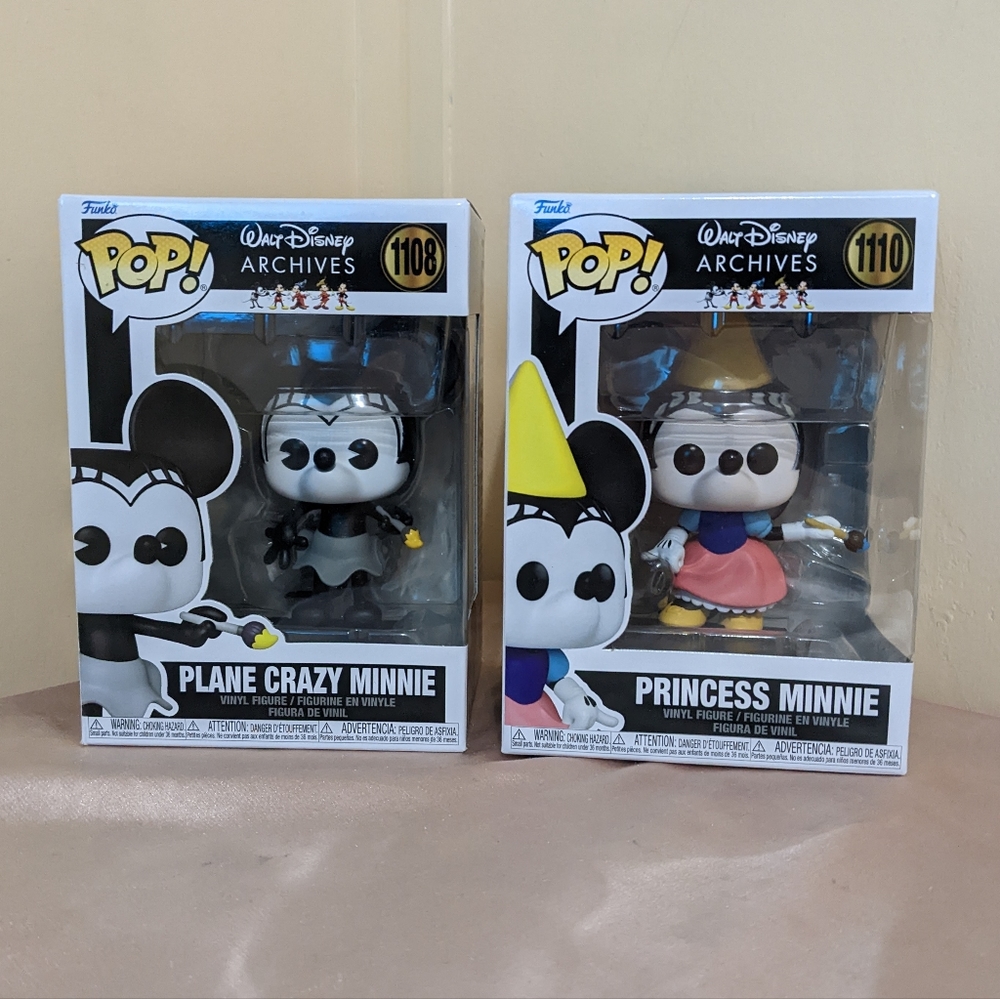 Disney Minnie Mouse Funko Pop Set